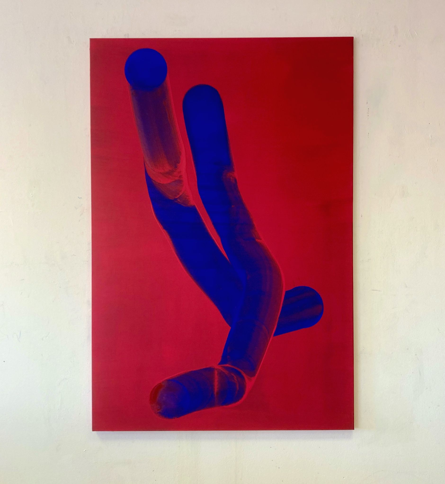 Stanislav Ondruš “Imagine of two” 2022 120 cm x 100 cm acrylic on canvas