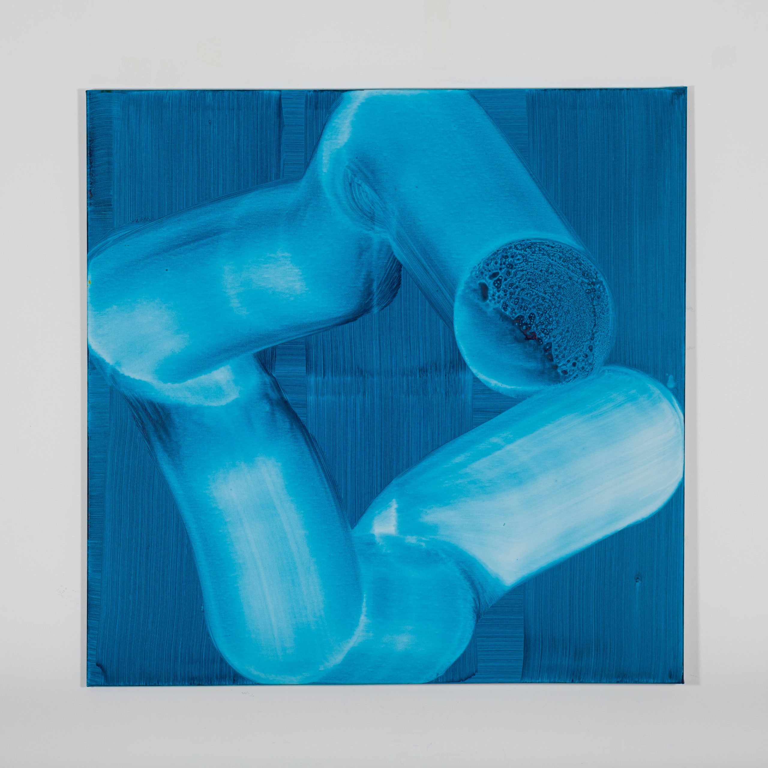 Stanislav Ondruš “Floating movement” 2022 100 cm x 100 cm acrylic on canvas