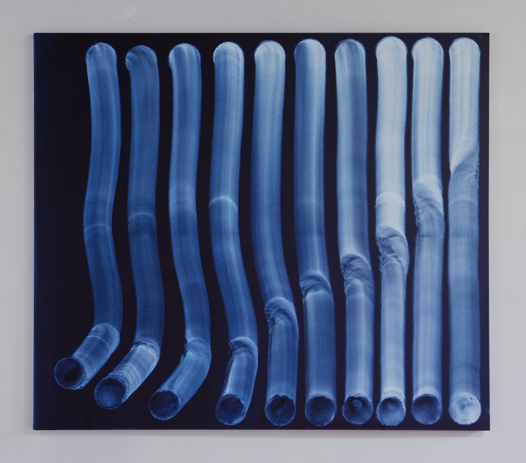 Stanislav Ondruš “Reccuring defect” 2022 140 cm x 160 cm acrylic on canvas