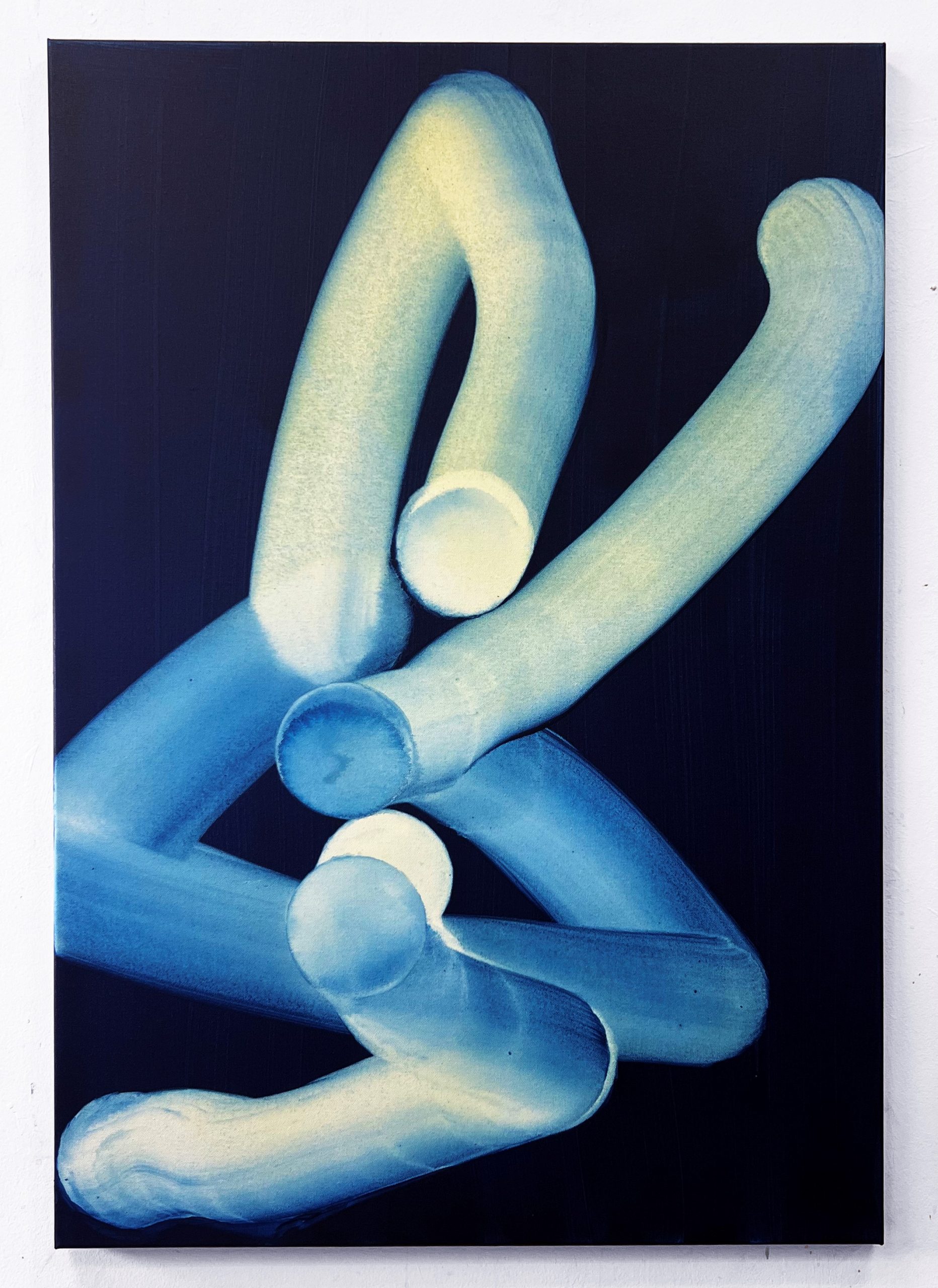 Stanislav Ondruš “In the middle is it” 2022 100 cm x 70 cm acrylic on canvas