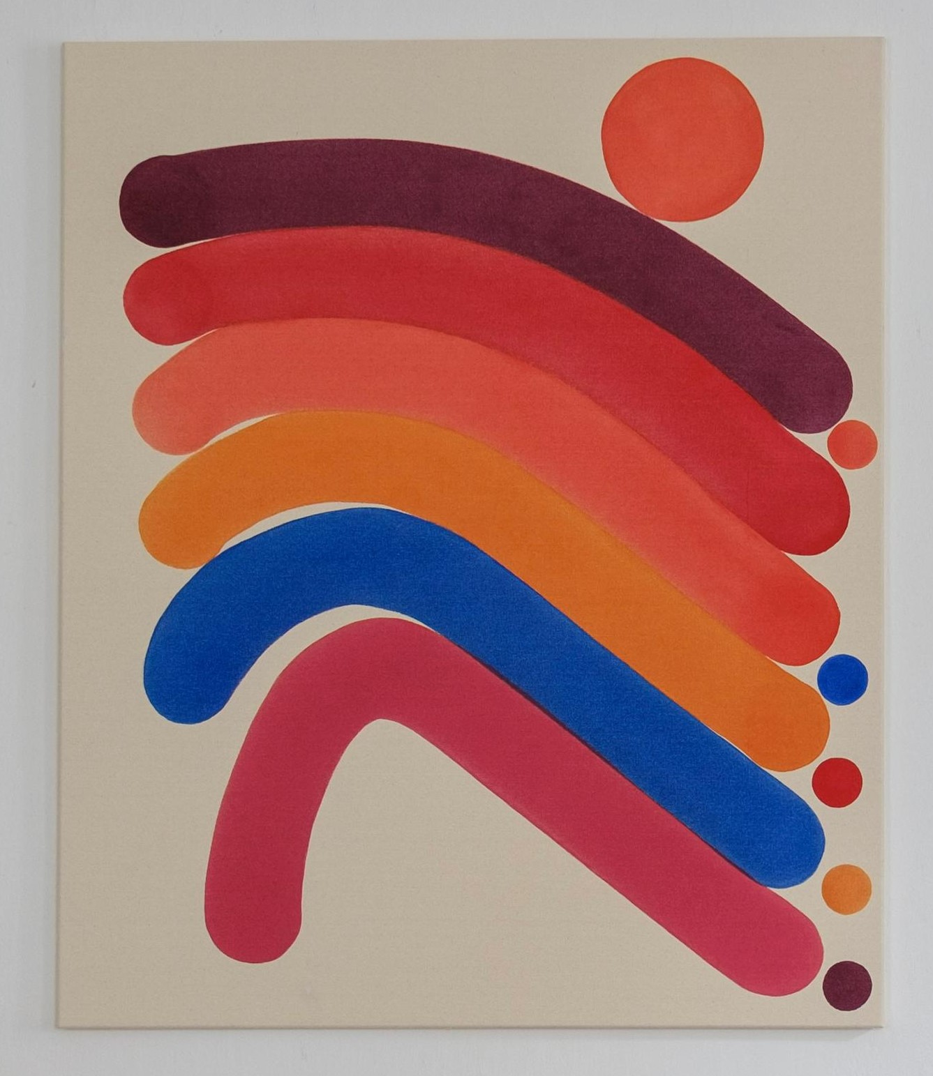 Stanislav Ondruš “It won’t fit” 2023 120 cm x 90 cm acrylic on canvas