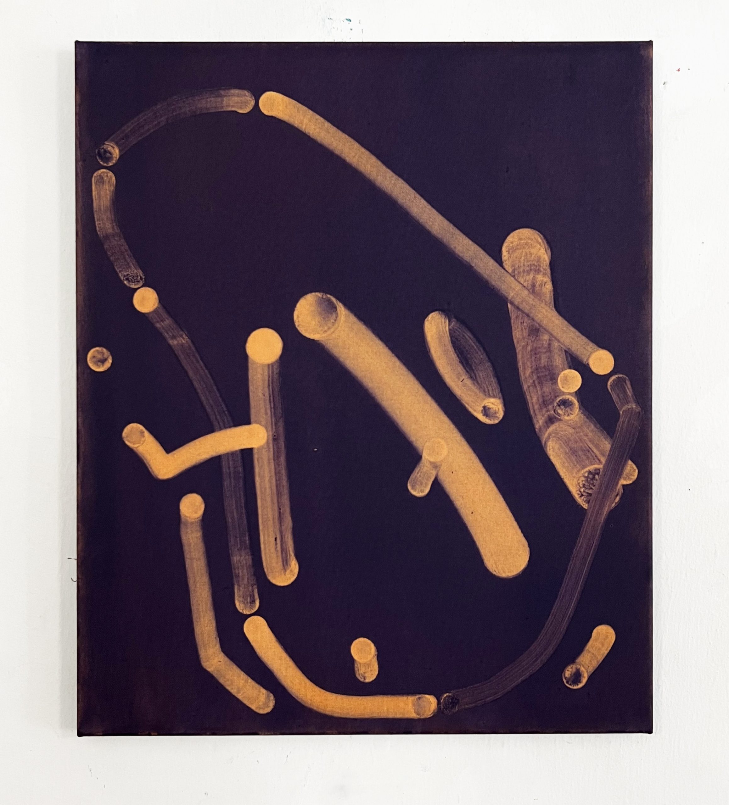 Stanislav Ondruš “Way around” 50 cm x 40 cm acrylic on canvas 2023