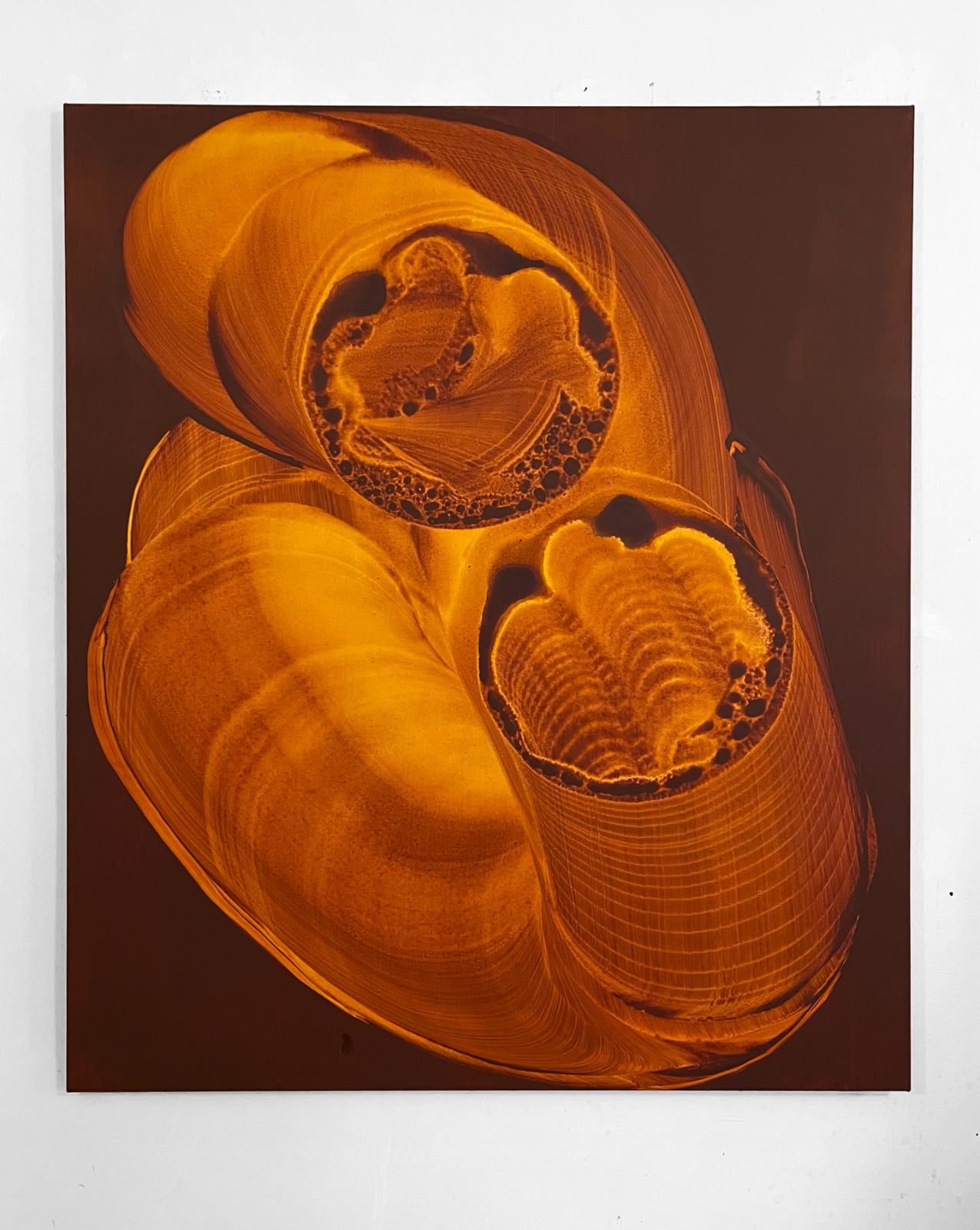 Stanislav Ondruš “They want to connect” 150 cm x 120 cm acrylic on canvas 2023