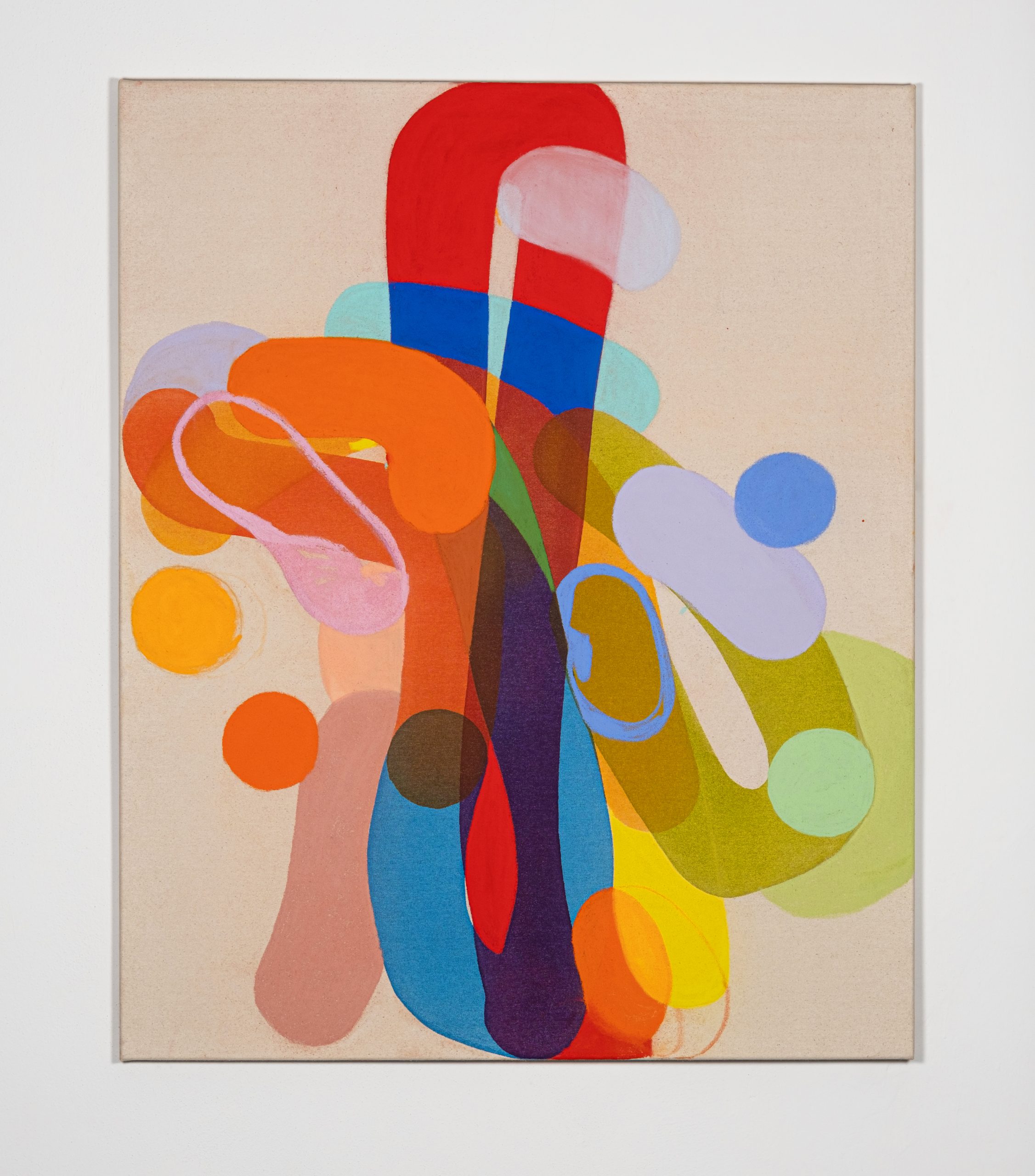Stanislav Ondruš “ All the balance ” 110 cm x 90 cm acrylic and soft pastel on canvas  2023