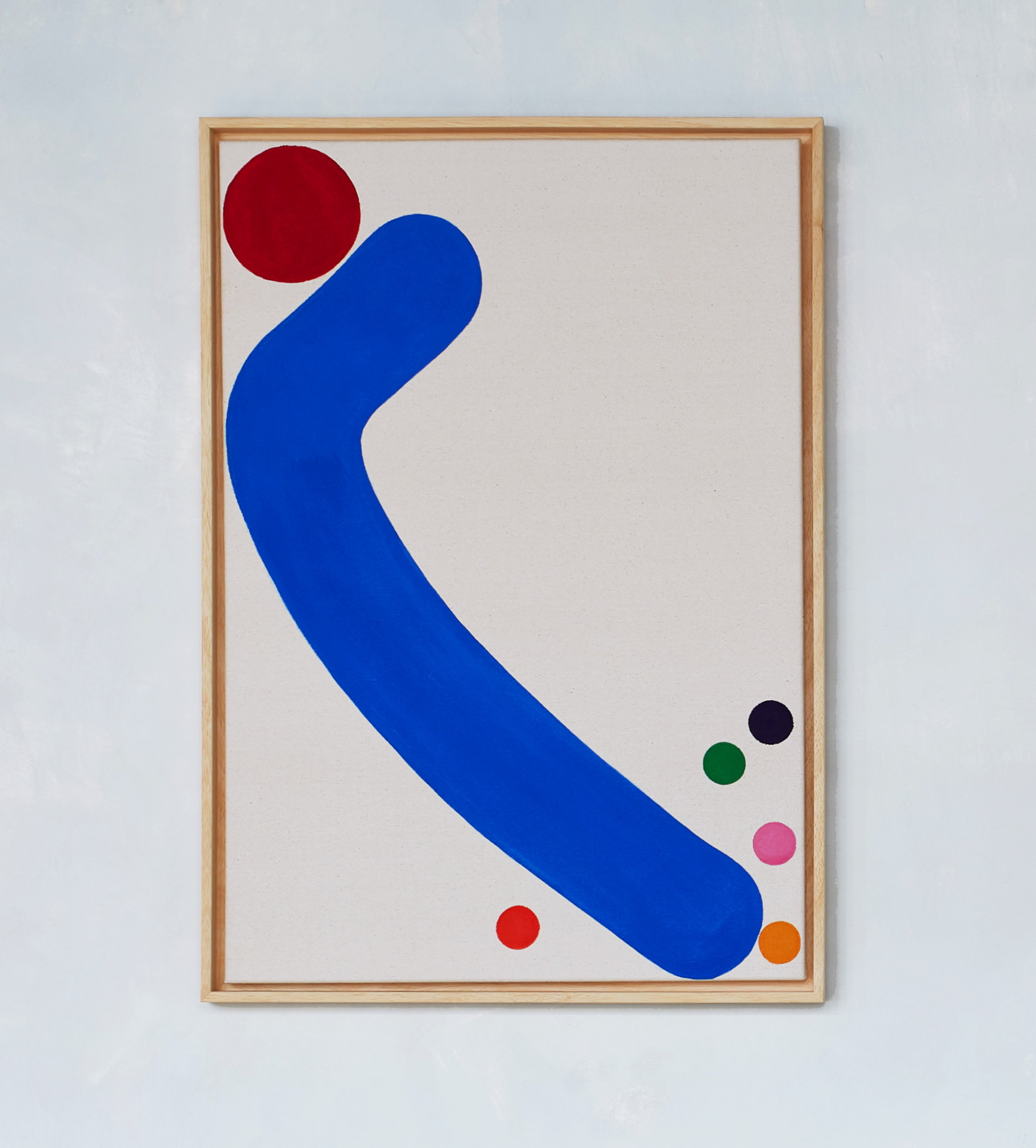 Stanislav Ondruš “To the corner” 2022 80 cm x 55 cm acrylic on canvas