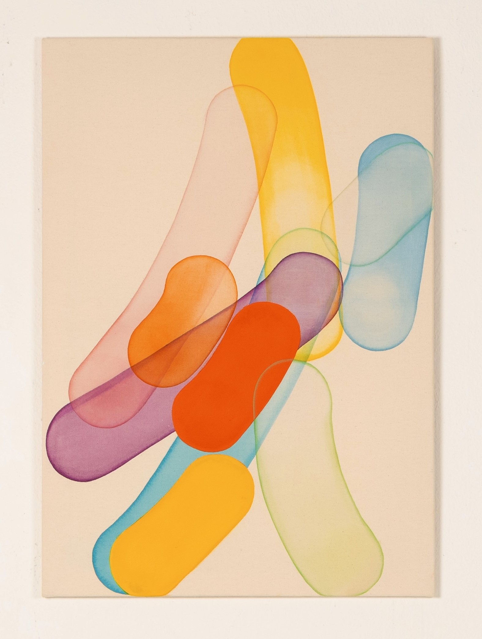Stanislav Ondruš “In the Middle“ 100 cm x 70 cm acrylic on canvas 2025