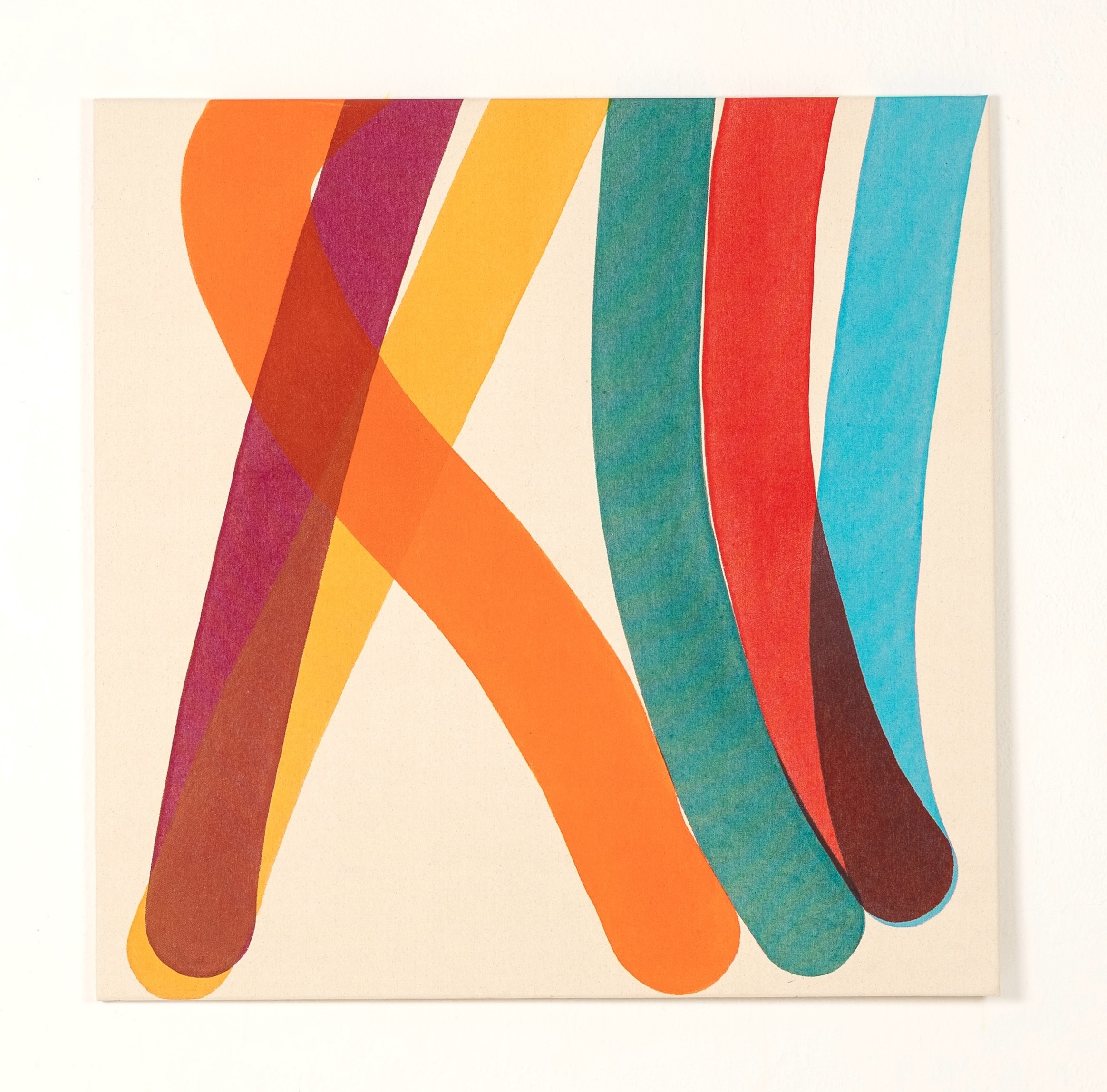 Stanislav Ondruš “Walking Forward“ 90 cm x 90 cm acrylic on canvas 2023