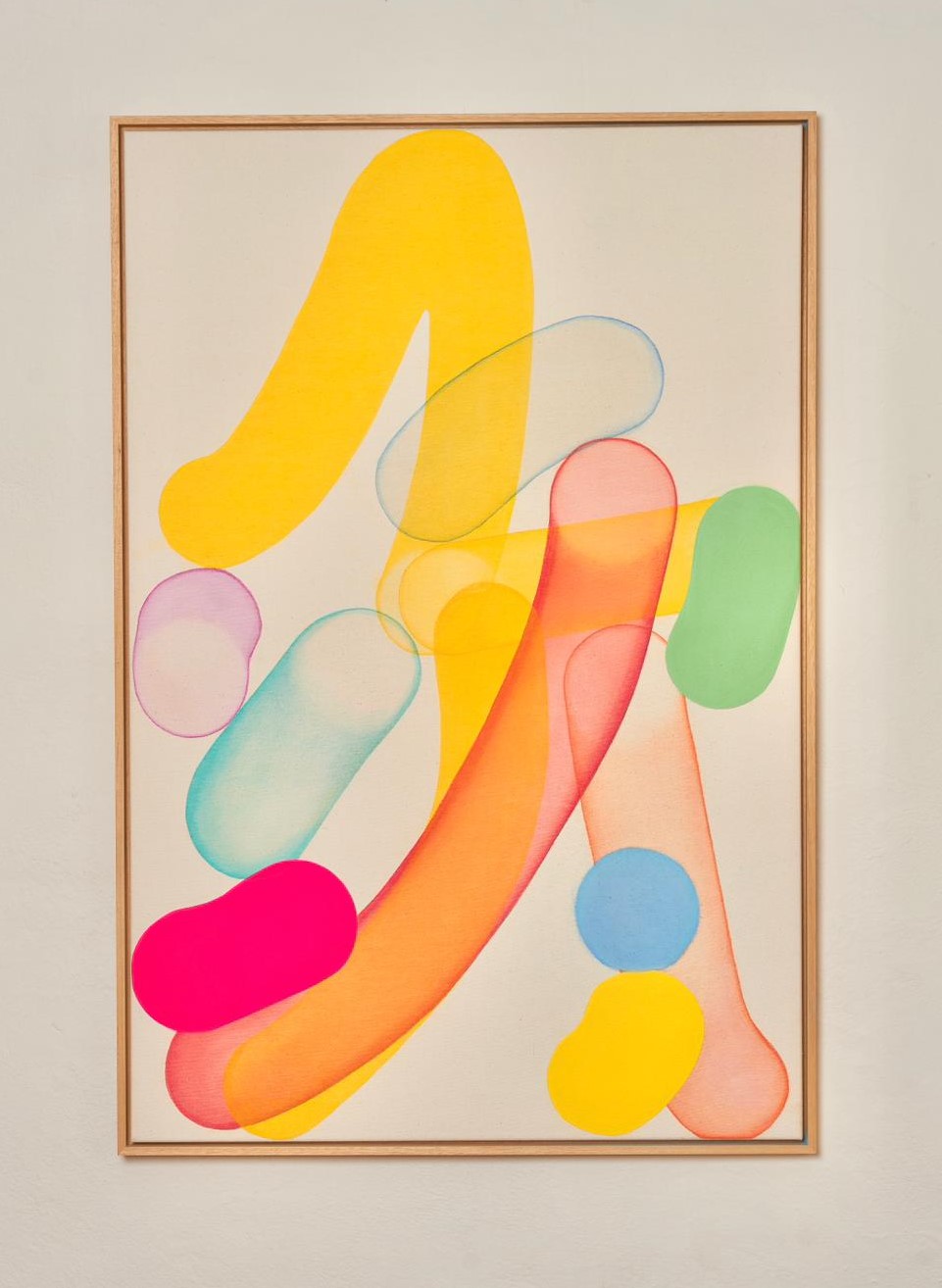 Stanislav Ondruš “Floating“ 120 cm x 80 cm acrylic and soft pastel on canvas 2026